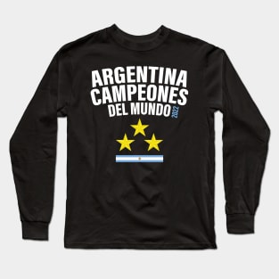 Argentina Campeones del Mundo 2022 Long Sleeve T-Shirt